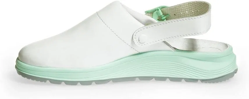 Мужская спортивная обувь Abeba для медицинского персонала, White Green — фото 2