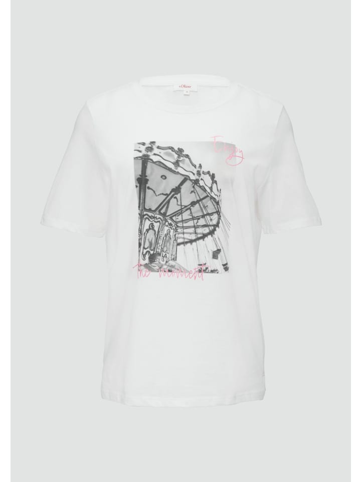 

Футболка в цвете 01D2_white s.Oliver, Белый, Футболка в цвете 01D2_white s.Oliver