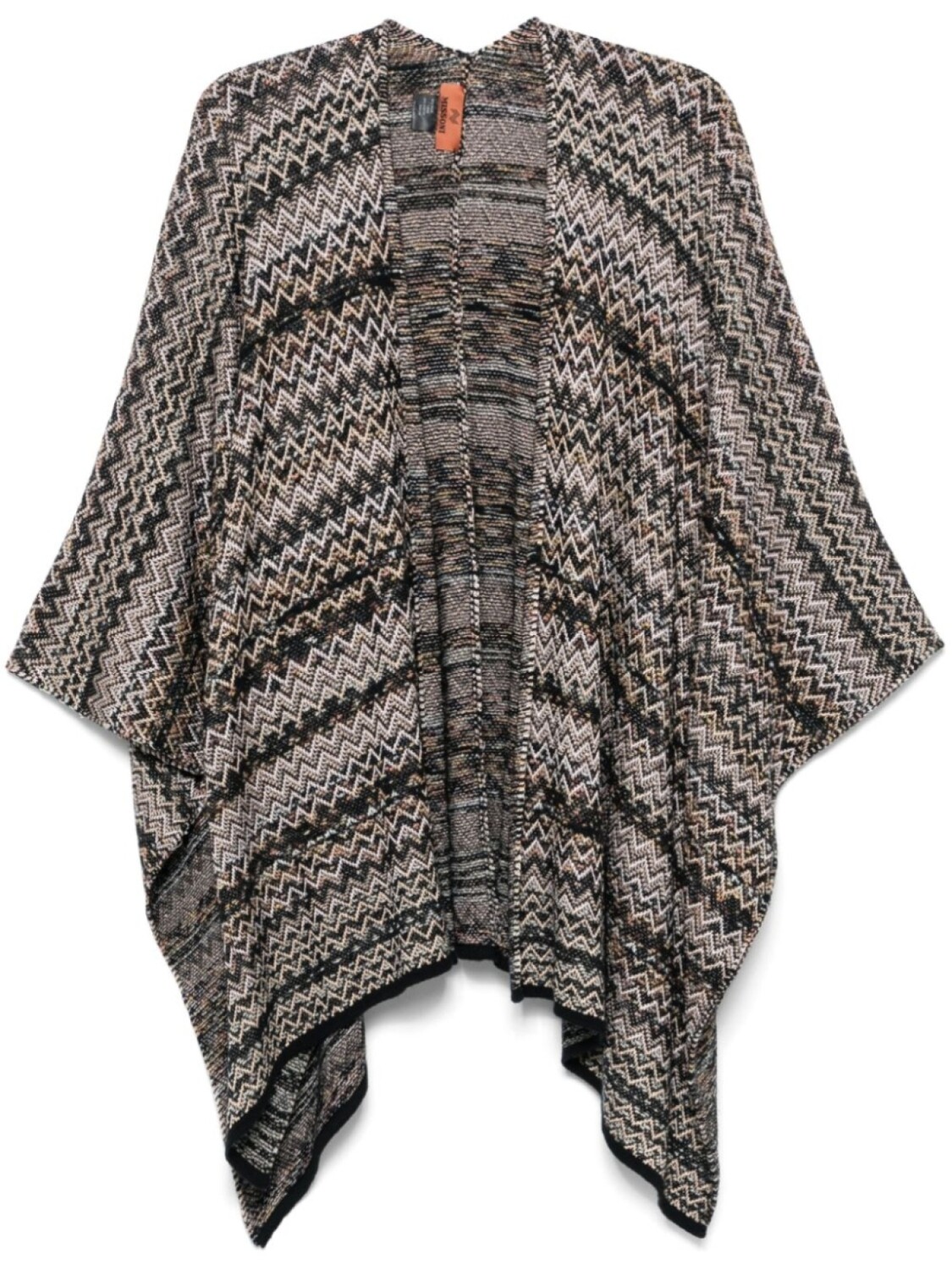

Накидка Missoni с зигзагообразным узором, черный