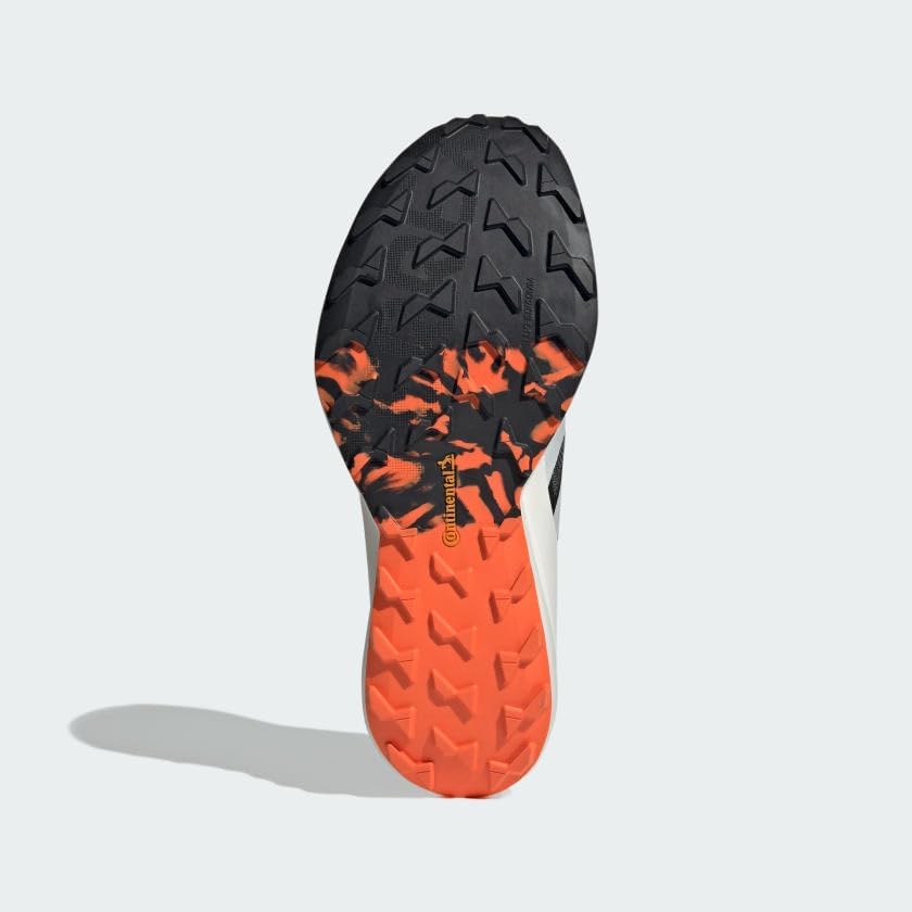 Мужские трейловые кроссовки adidas Terrex Agravic Cross, черный/оранжевый/серый — фото 3