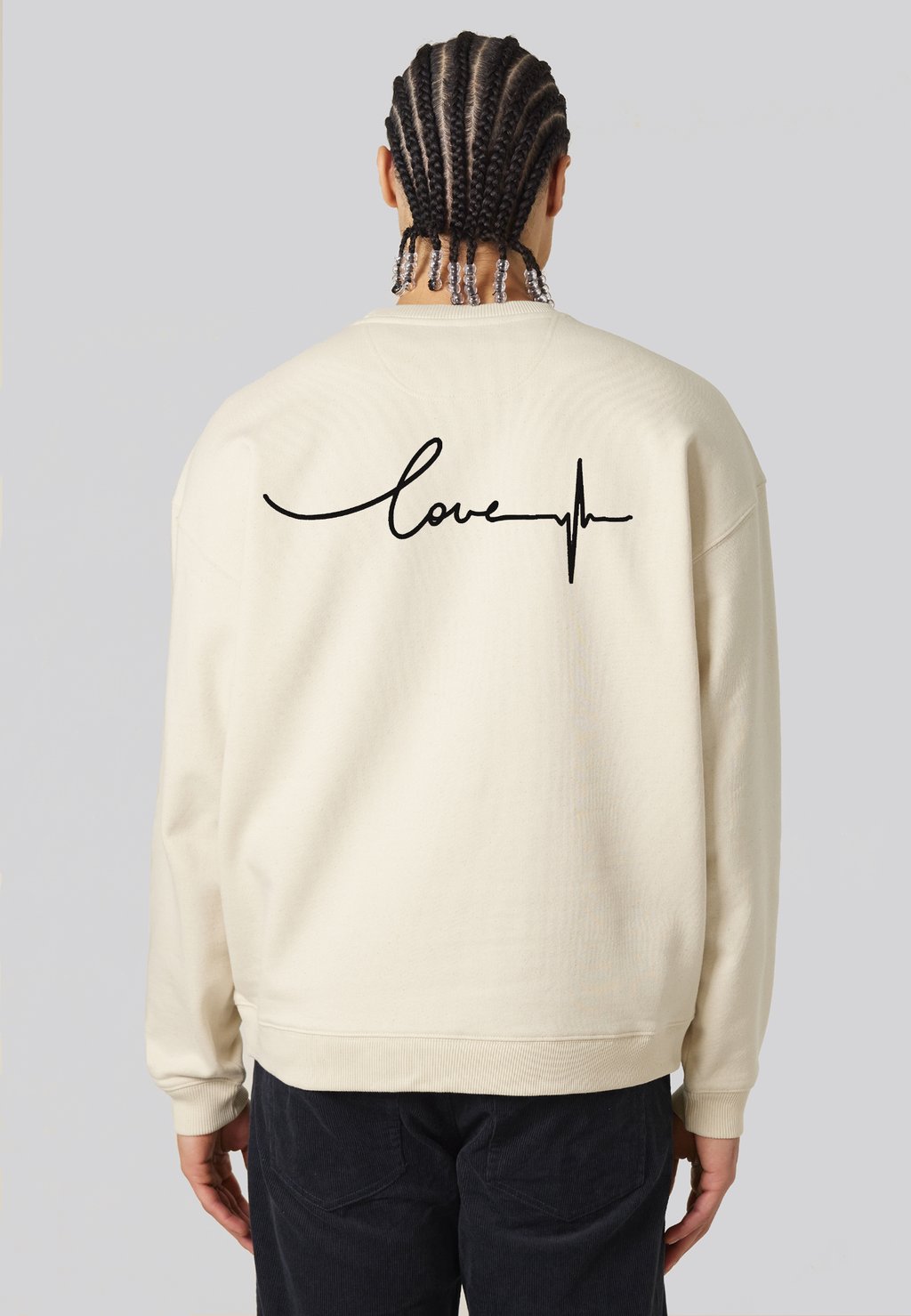 

Толстовка FREQUENCY BACK EMBROIDERY UNISEX Mira Paris, кремовый