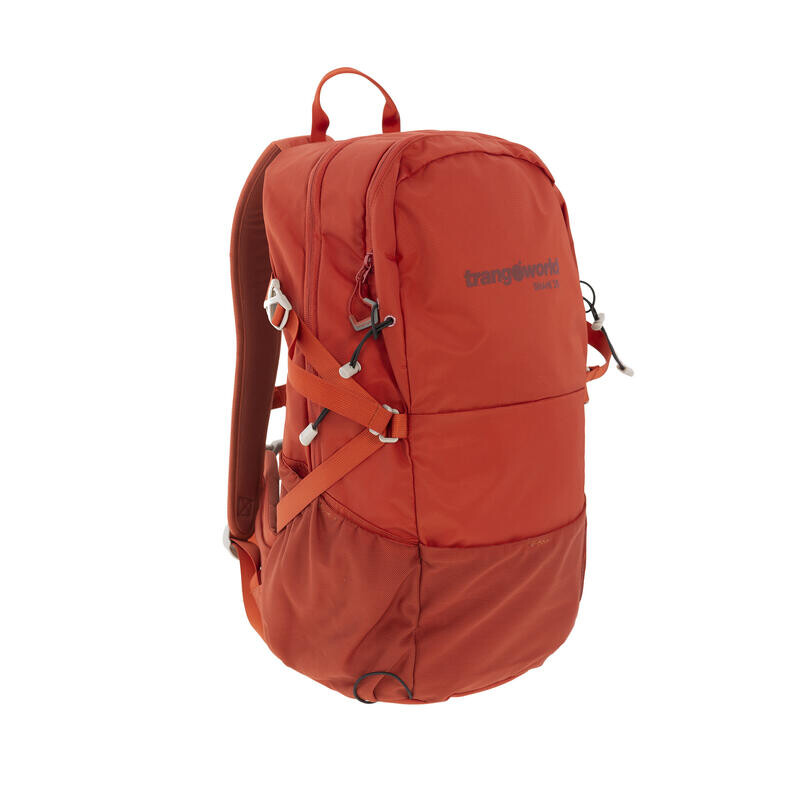 

Треккинговый рюкзак Trangoworld, цвет red/gris guijarro/fluo flame orange