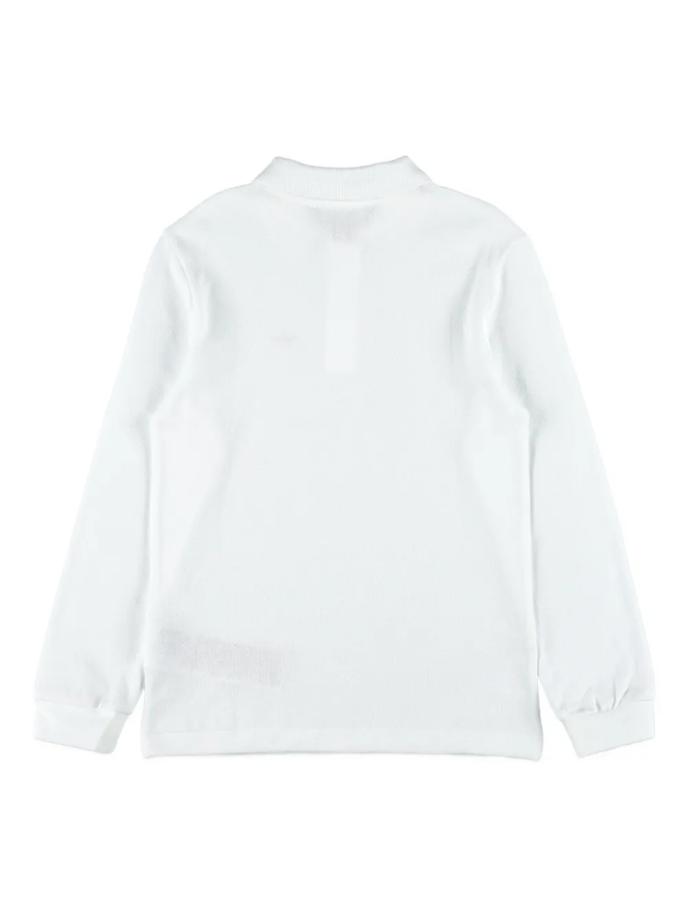 Рубашка поло с длинными рукавами Lacoste Kids, белый — фото 2