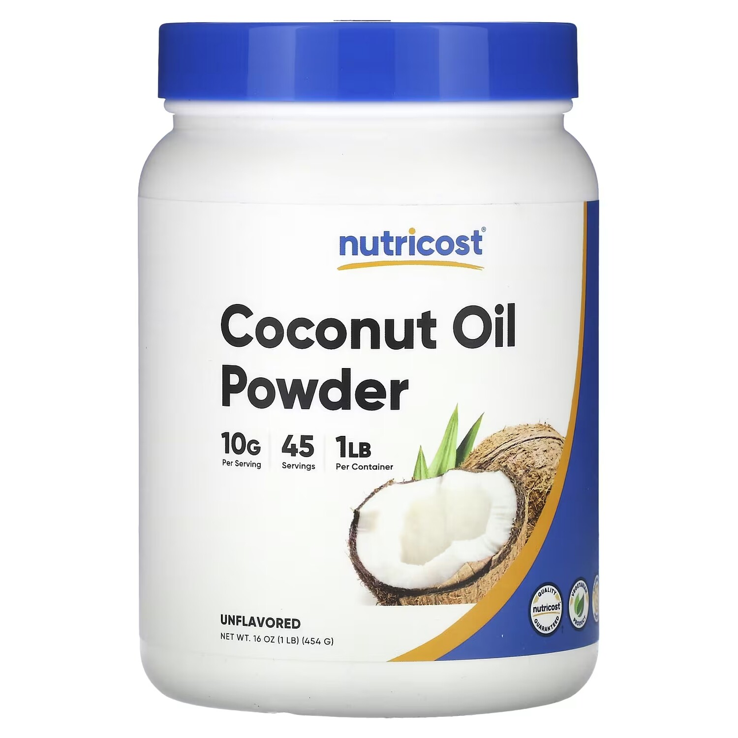 

Порошок кокосового масла Nutricost, 454 г