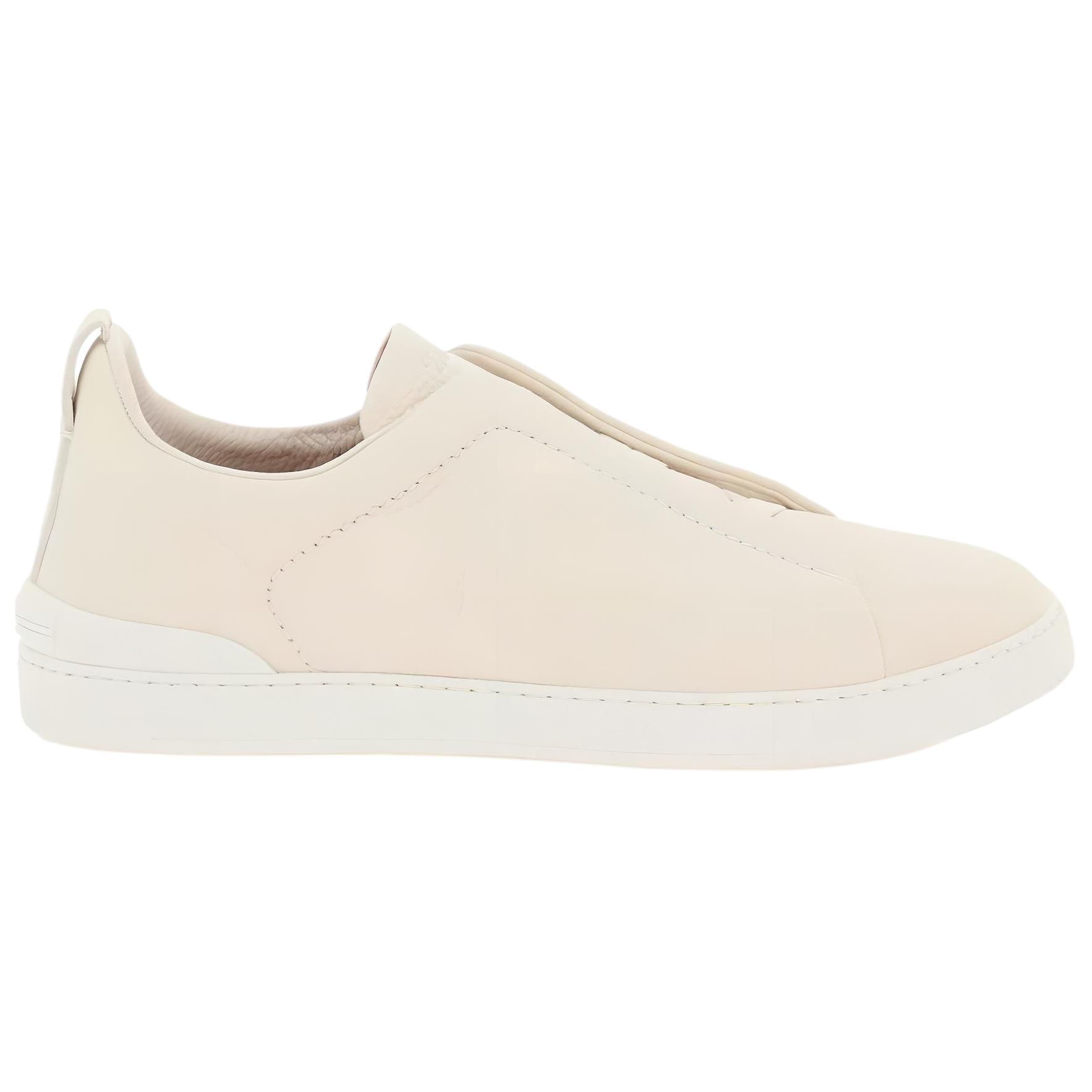 Zegna Кроссовки Low-top из зернистой кожи Ermenegildo Zegna, original shoe box included — фото 3
