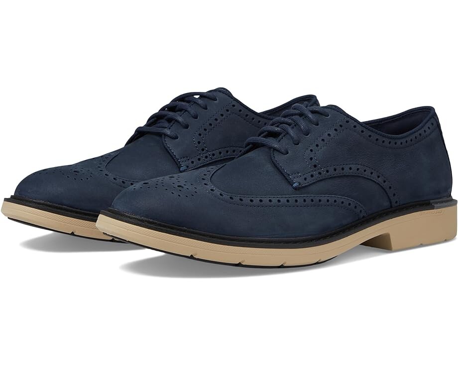 

Оксфорды Cole Haan Go-To Wing, цвет Navy Blazer Nubuck/Black Dark Latte
