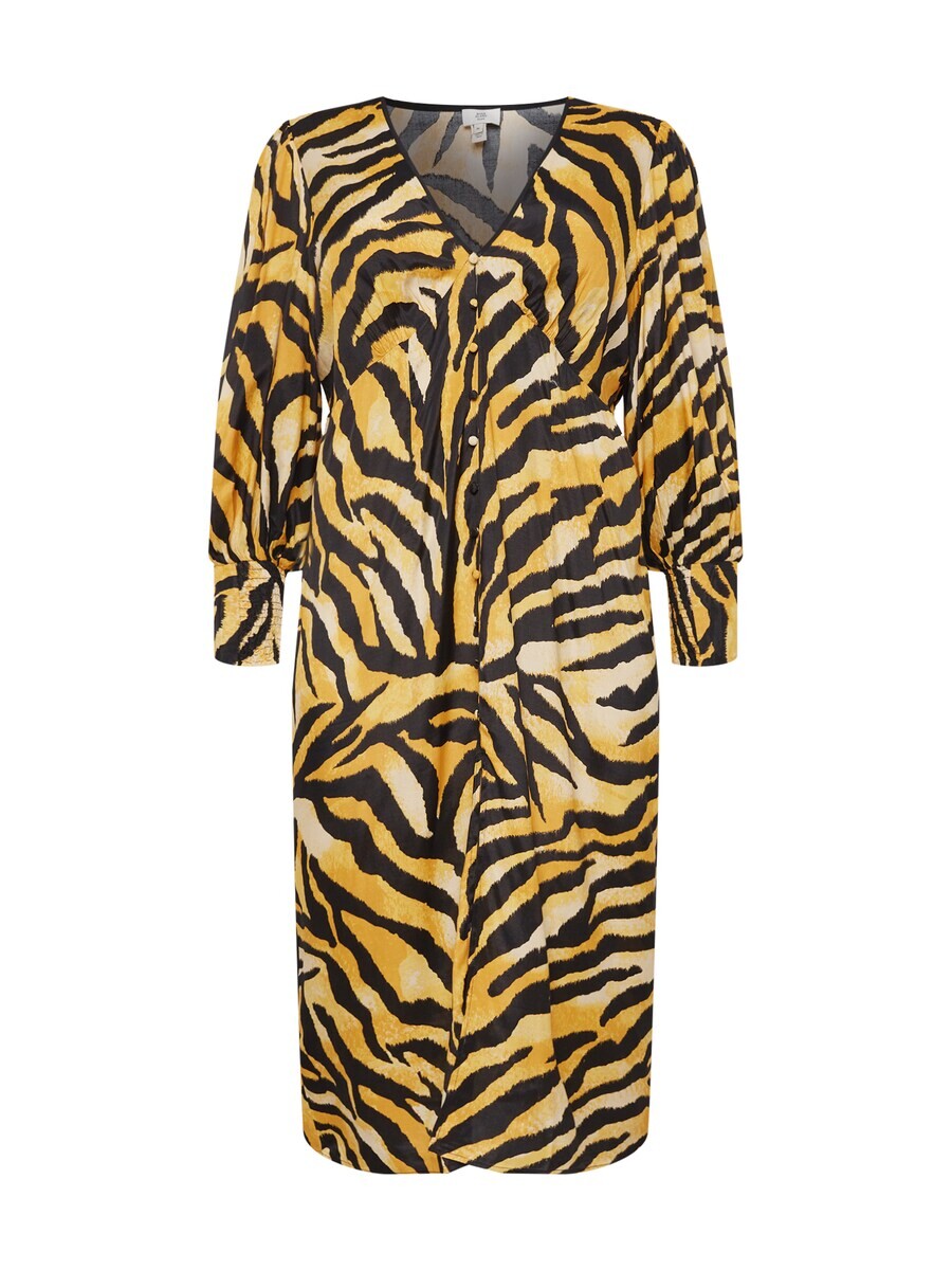 

Платье рубашка River Island Plus Shirt Dress, желтый