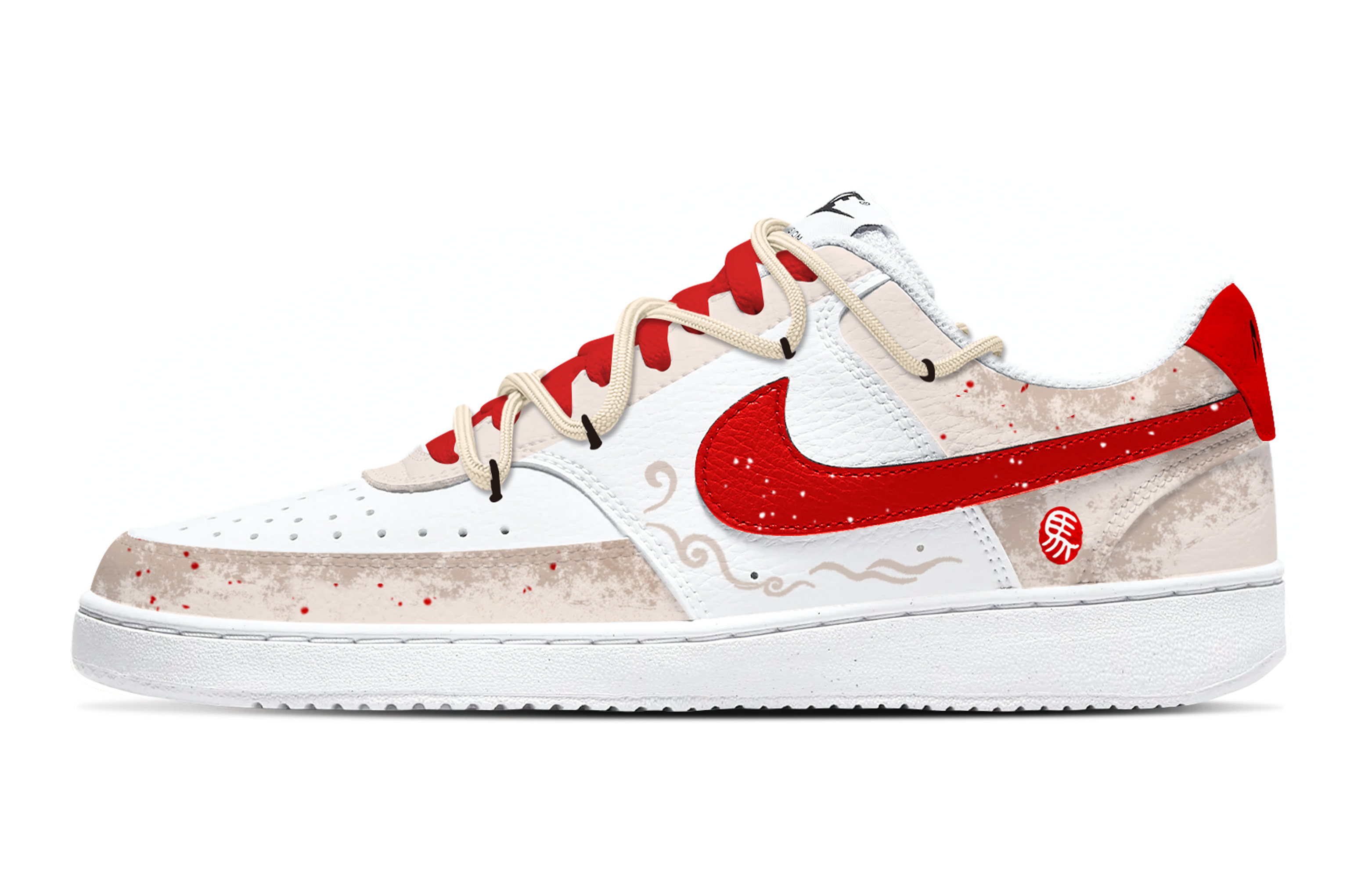 Court Vision Slip Resistant, Abrasion Resistant, Lightweight, Breathable низкие кеды для скейтбординга Unisex Nike, leading the way box — фото 4