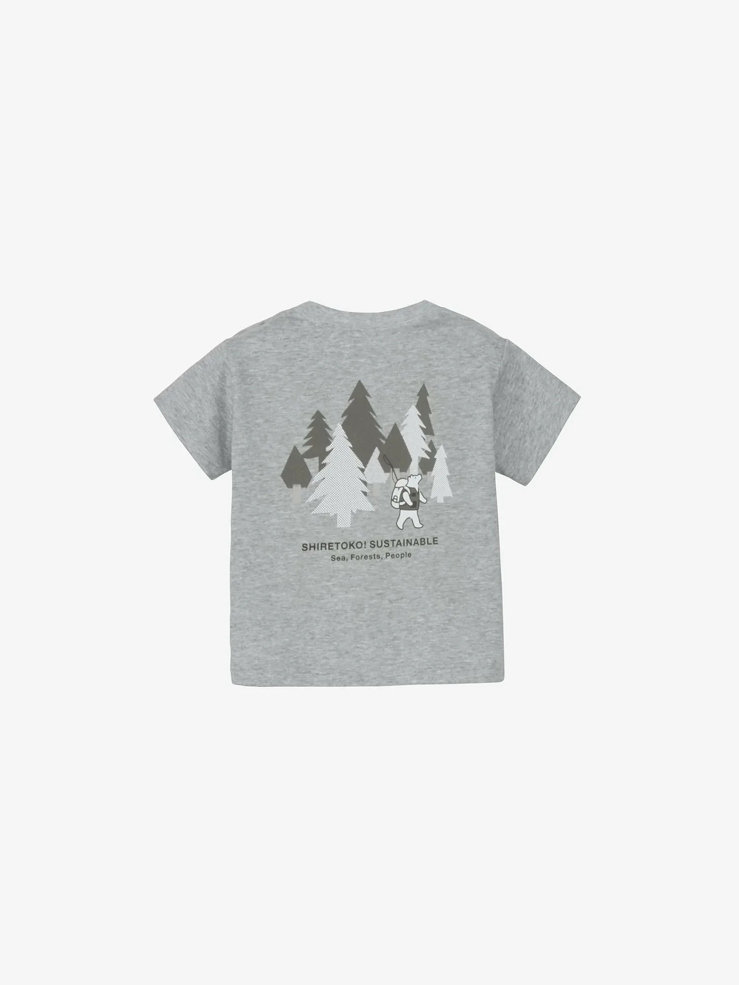 Футболка Shiretokotoko с коротким рукавом (детская) The North Face, Mixed Gray
