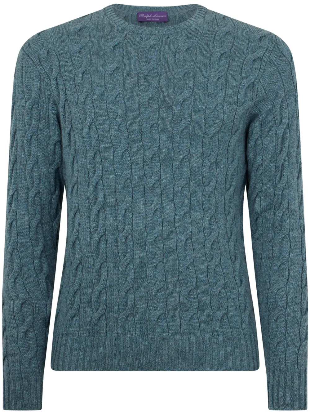 

Джемпер фактурной вязки Ralph Lauren Purple Label, синий