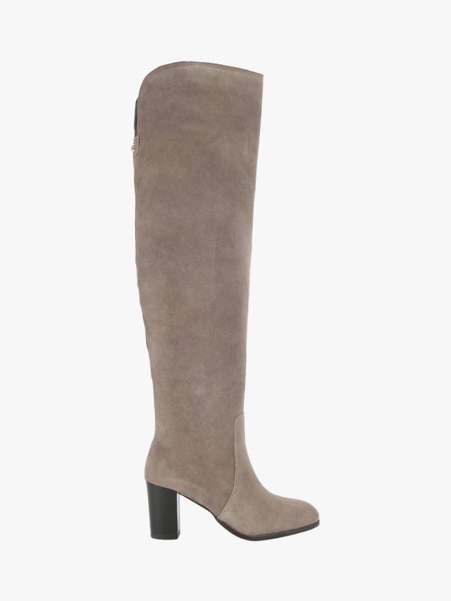 Ботинки Martano Over The Knee из замши Carvela, Taupe