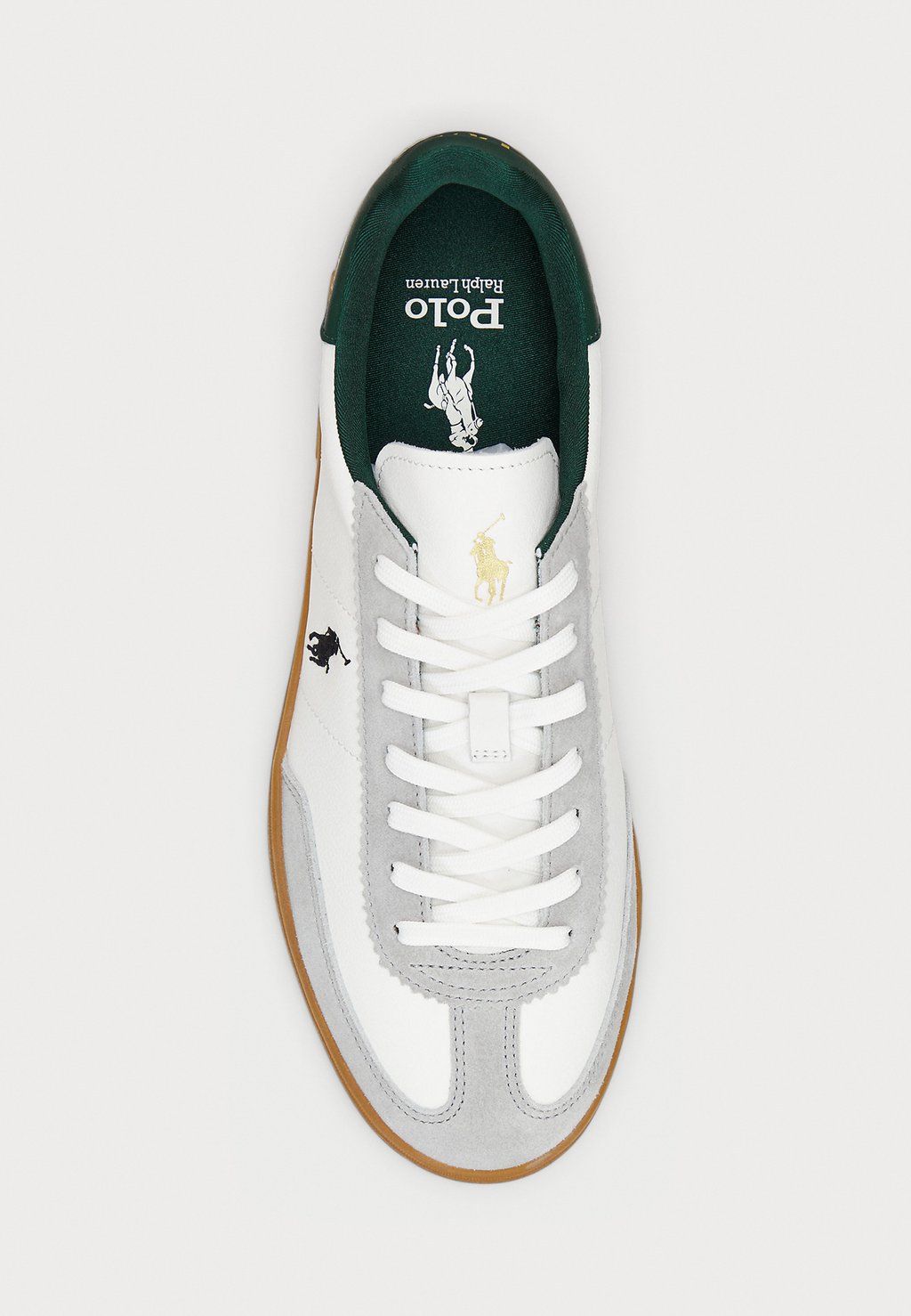 Кроссовки BEDFORD LEATHER SUEDE SNEAKER UNISEX Polo Ralph Lauren, серый — фото 4