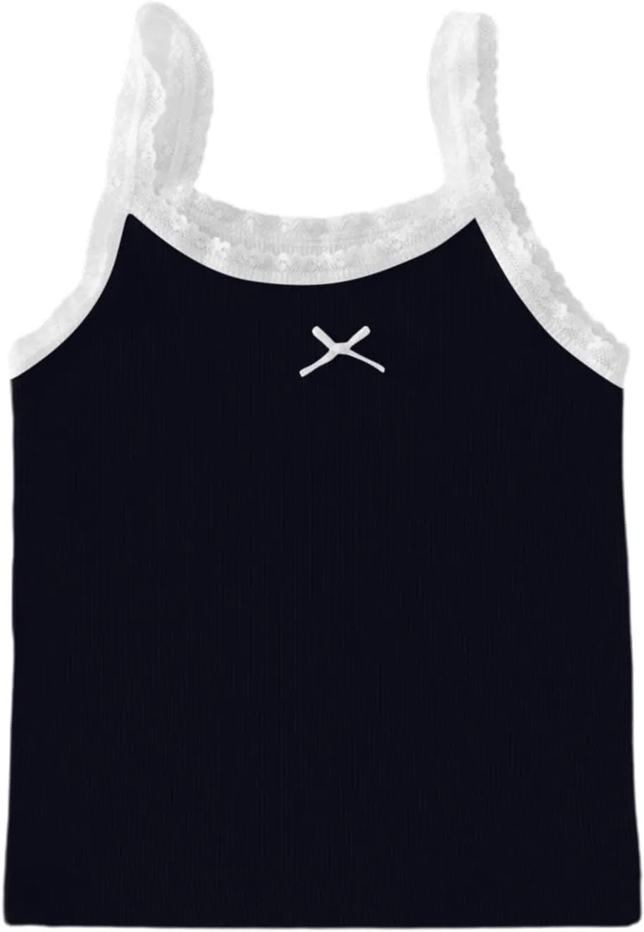 Детский топ-майка Cotton Tank Tops Zzalalana, Black — фото 4