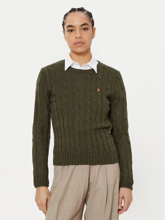 

Свитер обычного кроя 211891640030 Polo Ralph Lauren, зеленый