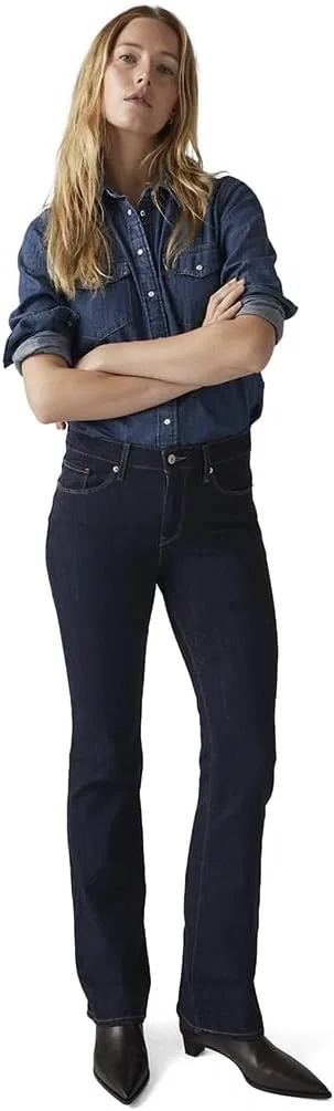 Джинсы Levi's Classic Bootcut, темный индиго — фото 4
