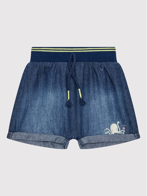 

Джинсовые шорты regular fit 4DHJA9004 United Colors Of Benetton, синий