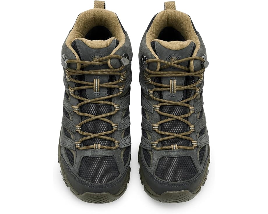 Мужские треккинговые ботинки Merrell Moab 3 Mid Waterproof, Black/Beluga — фото 2