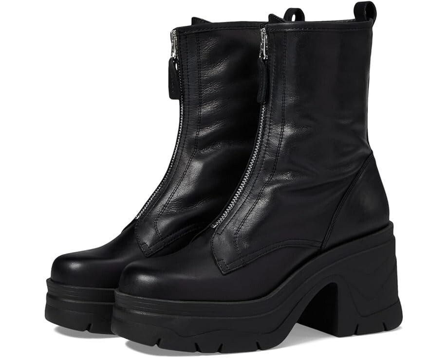 

Ботинки Free People Myles Zip Front Boot, черный