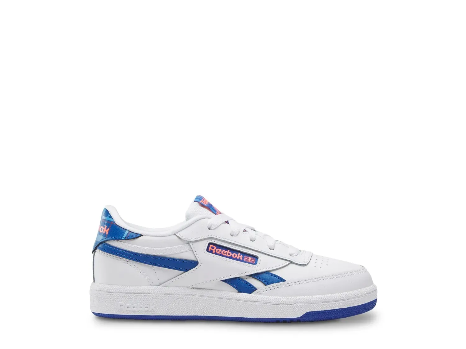 

Кроссовки Reebok Club C Revenge — детские, белые/синие