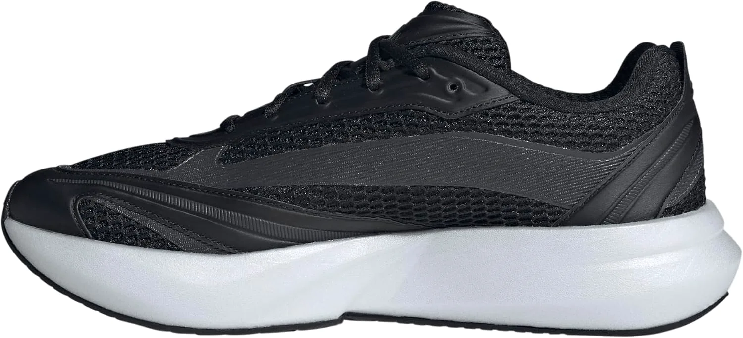 Мужские кроссовки Adidas Lightblaze Glow на шнуровке для повседневной носки - синие, черный