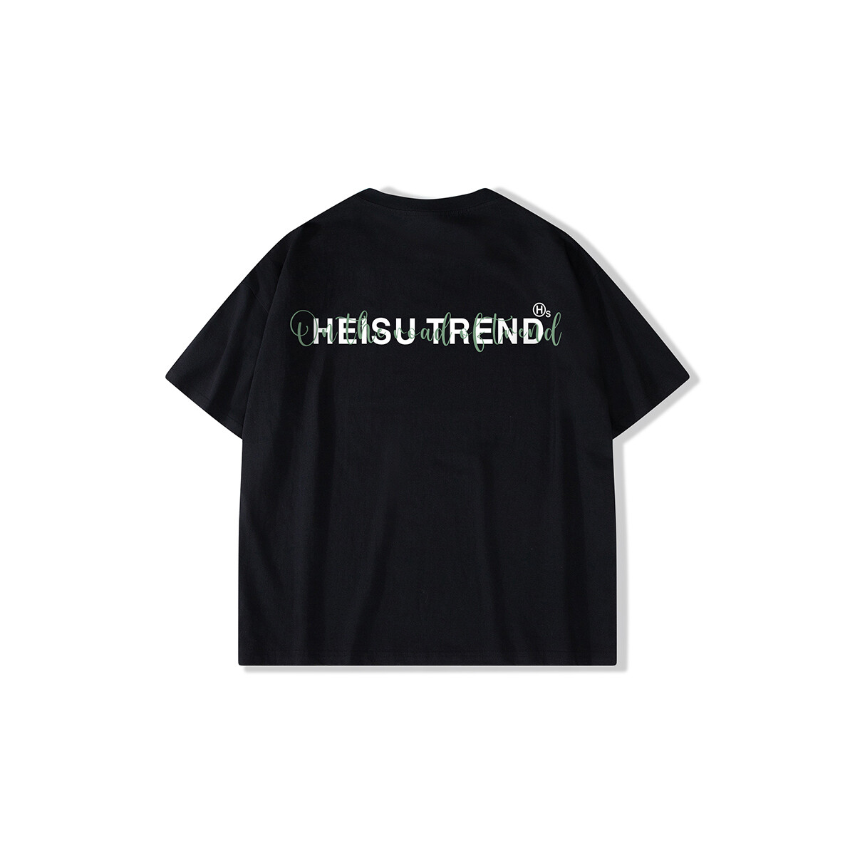 

Черная футболка унисекс Speed ​​Heisu, Зеленый верблюд