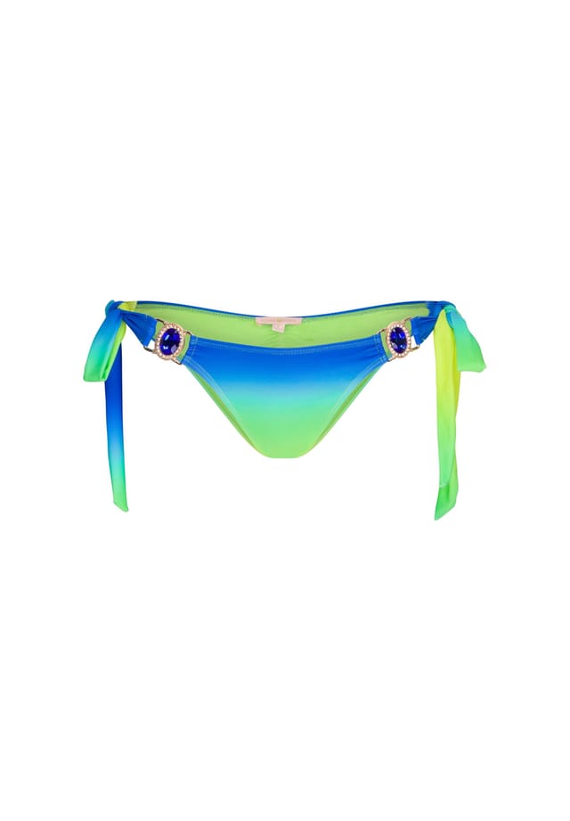 

Плавки бикини Club Tropicana с завязками по бокам Moda Minx, цвет lime mimosa