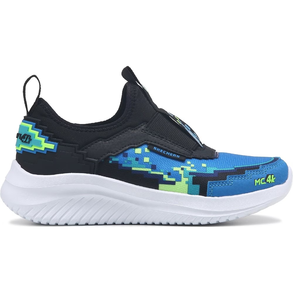 Детские кроссовки ultra flex megacraft для маленьких/больших детей Skechers, blue/green — фото 2