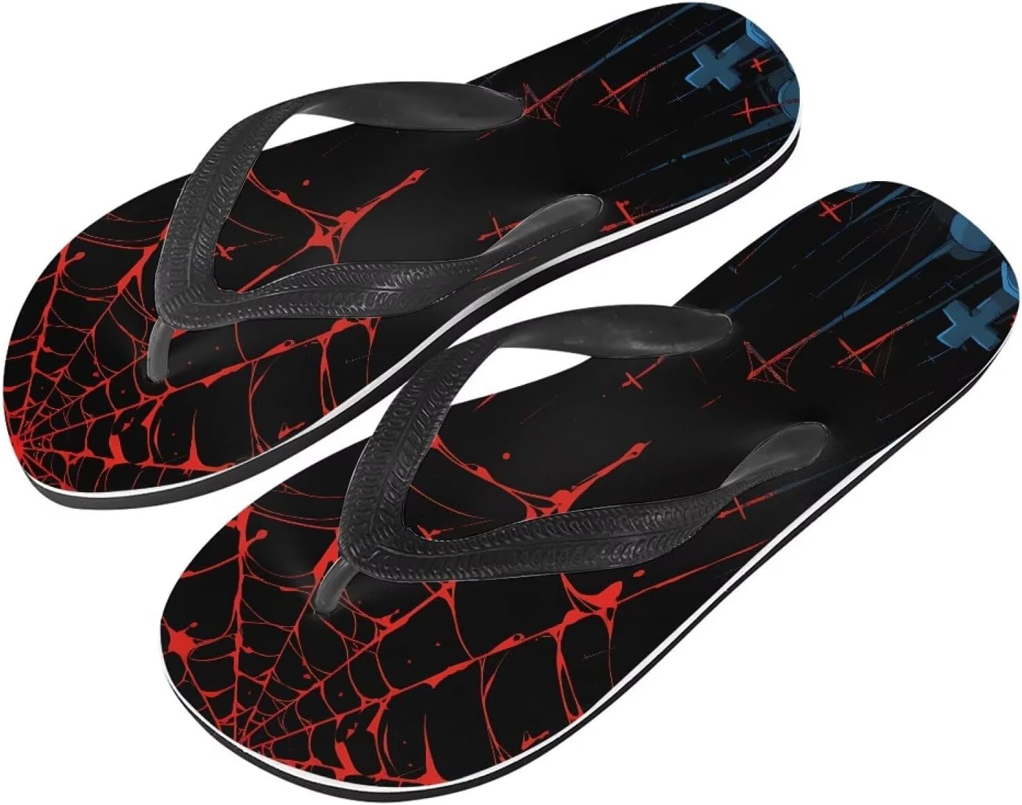 

Женские сандалии Semiouray с черепом, классические мужские шлепанцы с животным и цветочным принтом, мягкая удобная модель для ванной, унисекс, Halloween Spider Web