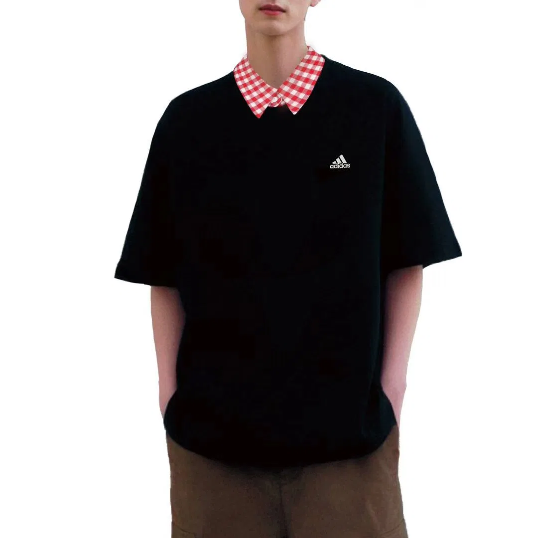 Футболка хлопковая Adidas Must Haves Unisex черный — фото 4
