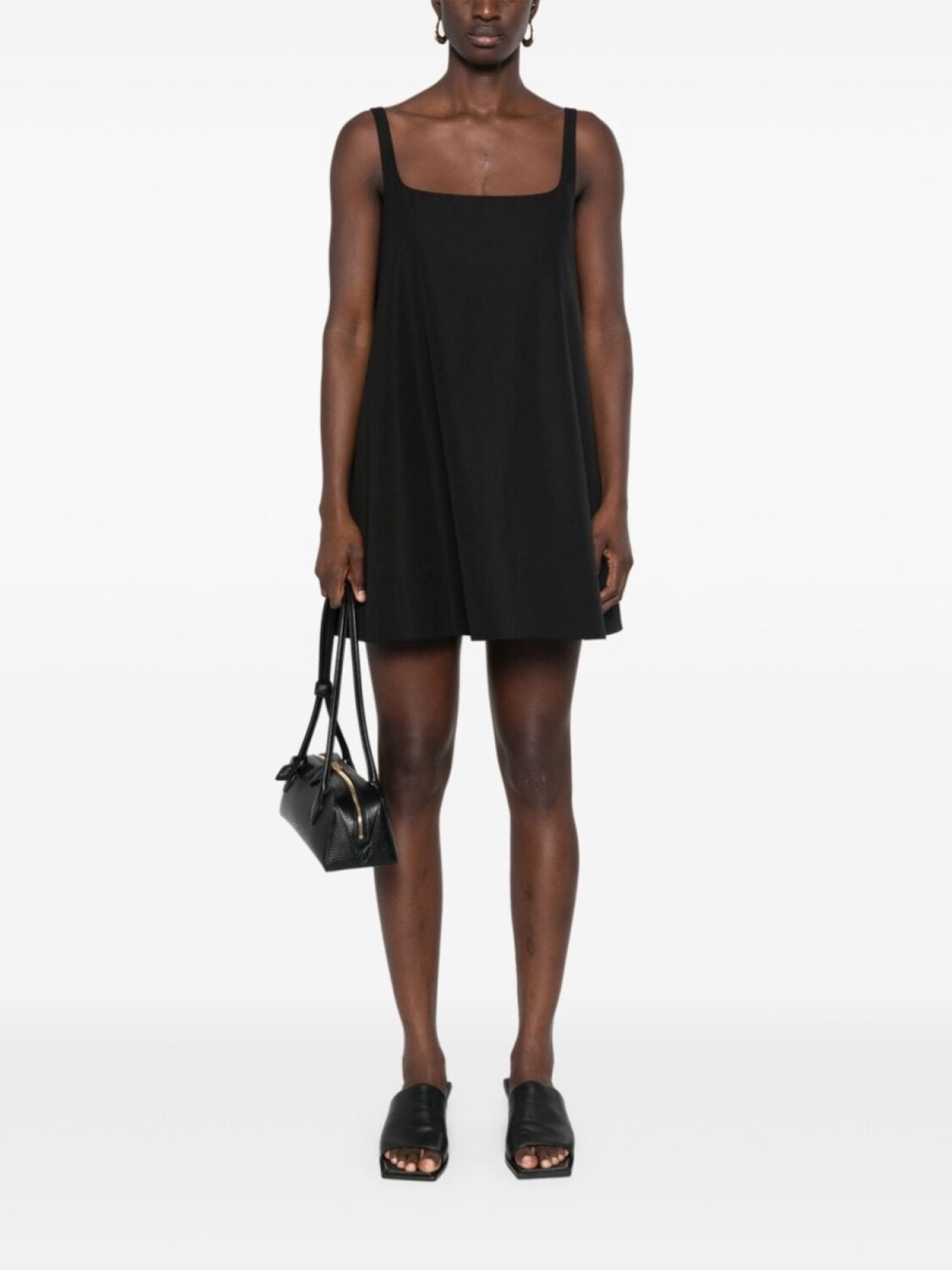 

WARDROBE.NYC платье мини с U-образным вырезом на спине, черный