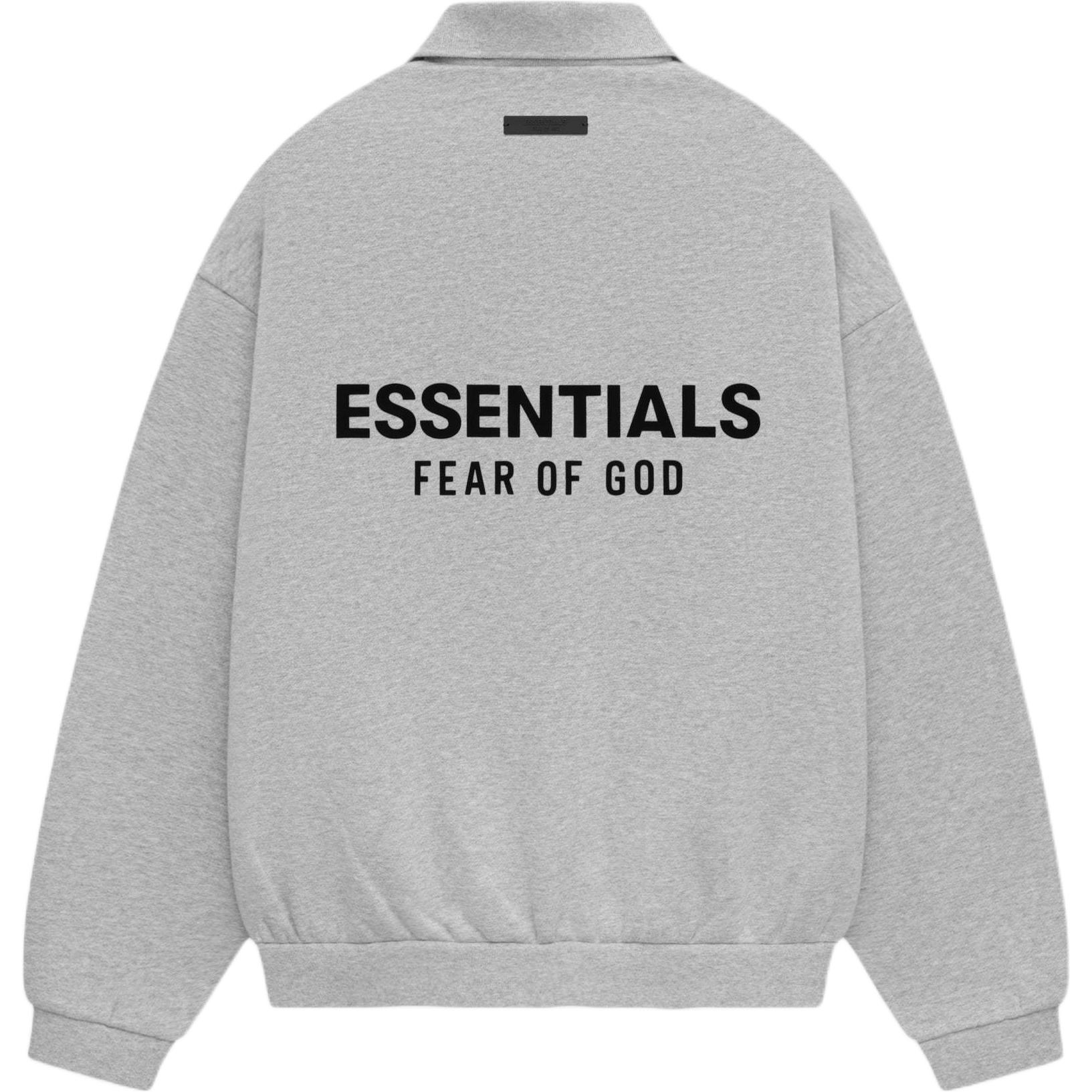 

Флисовая поло Fear Of God Essentials, светло-серый
