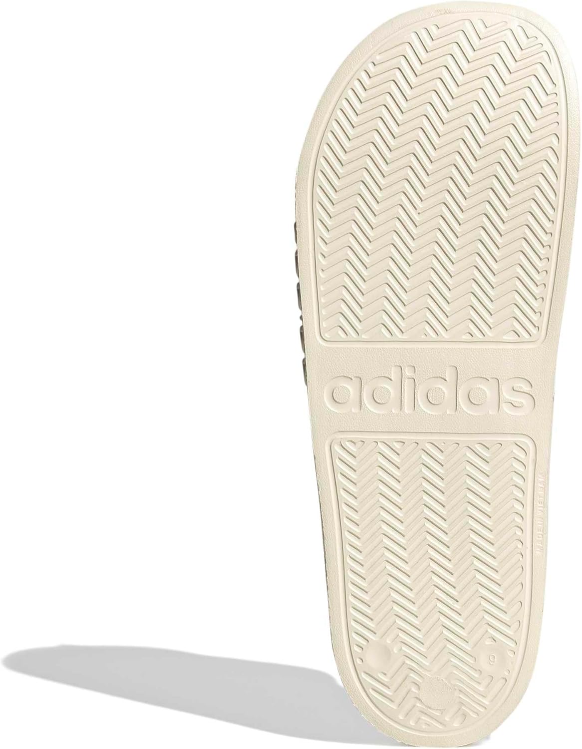 Сланцы для душа adidas Adilette для взрослых унисекс, слоновая кость — фото 3