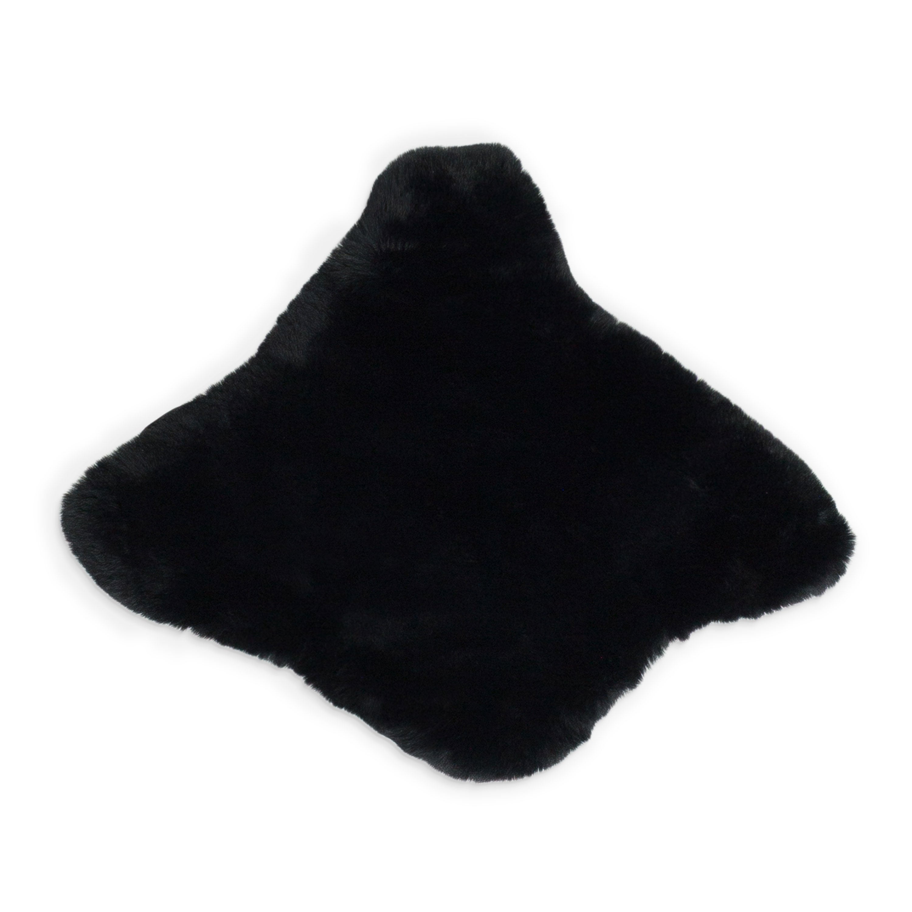 

Черный топ-трубка из искусственного кроличьего меха SHOP SCENT