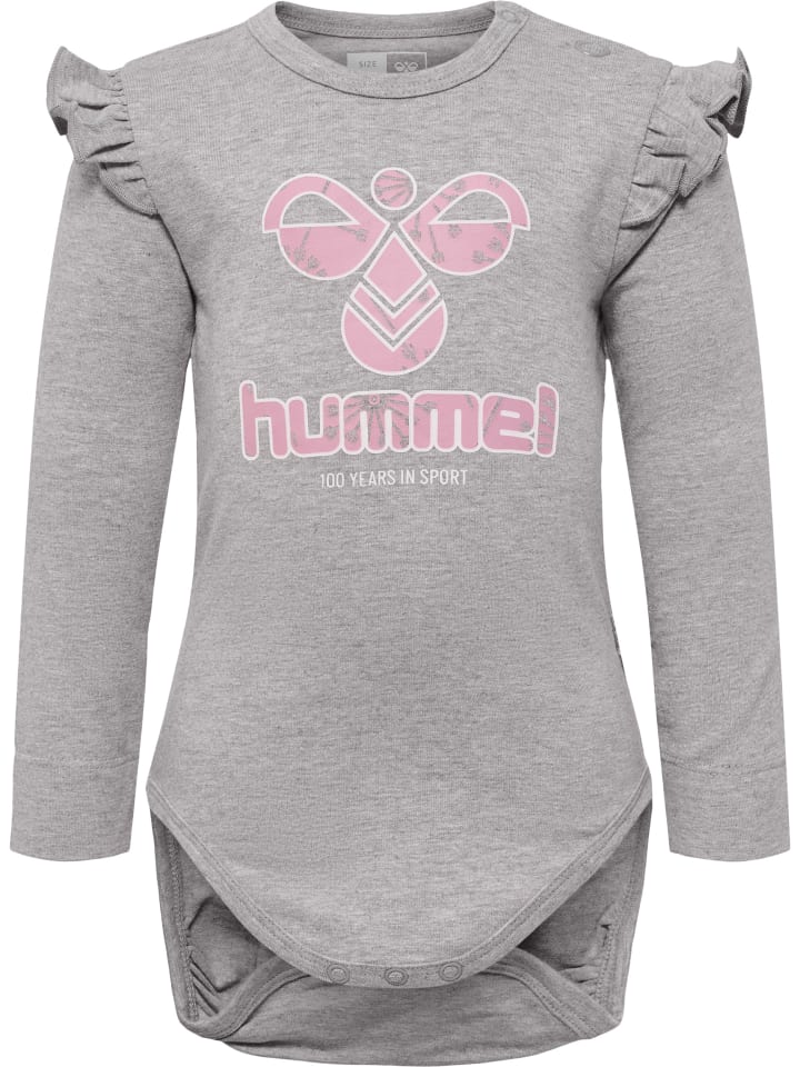 Комбинезон на кнопках Hummel Hmldana girls в цвете СЕРЫЙ МЕЛАНЖ Hummel — фото 3