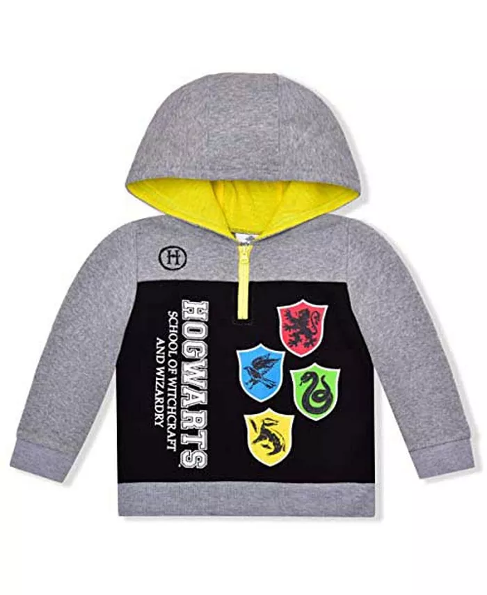 

Серая толстовка с капюшоном и принтом Harry Potter для мальчиков и девочек Children's Apparel Network