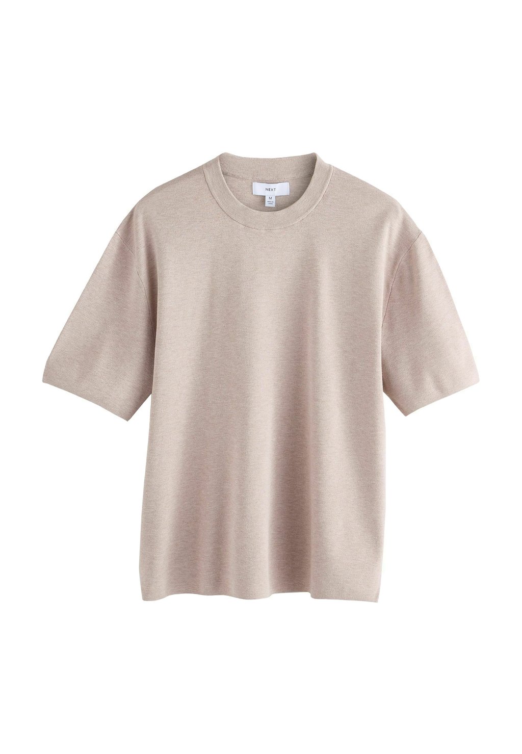 

Базовая футболка REGULAR FIT - SHORT SLEEVE CREW Next, бежевый