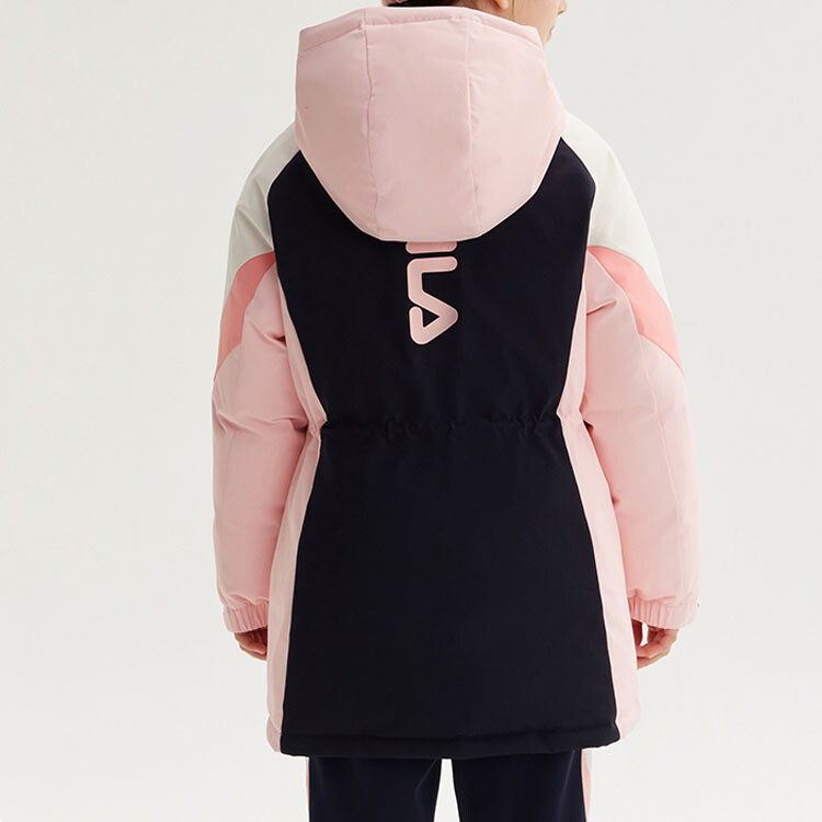 Детские пуховики/жилеты Fila Kids, темно-синий — фото 3