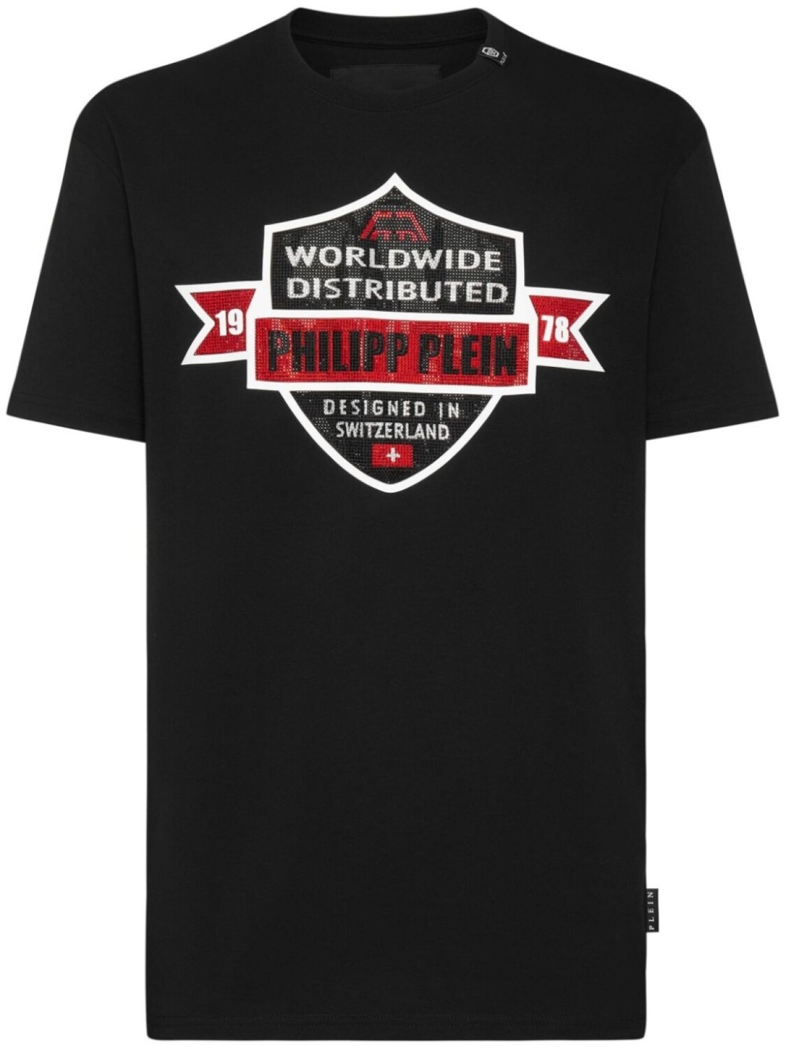 

Philipp Plein футболка PP Crest, черный