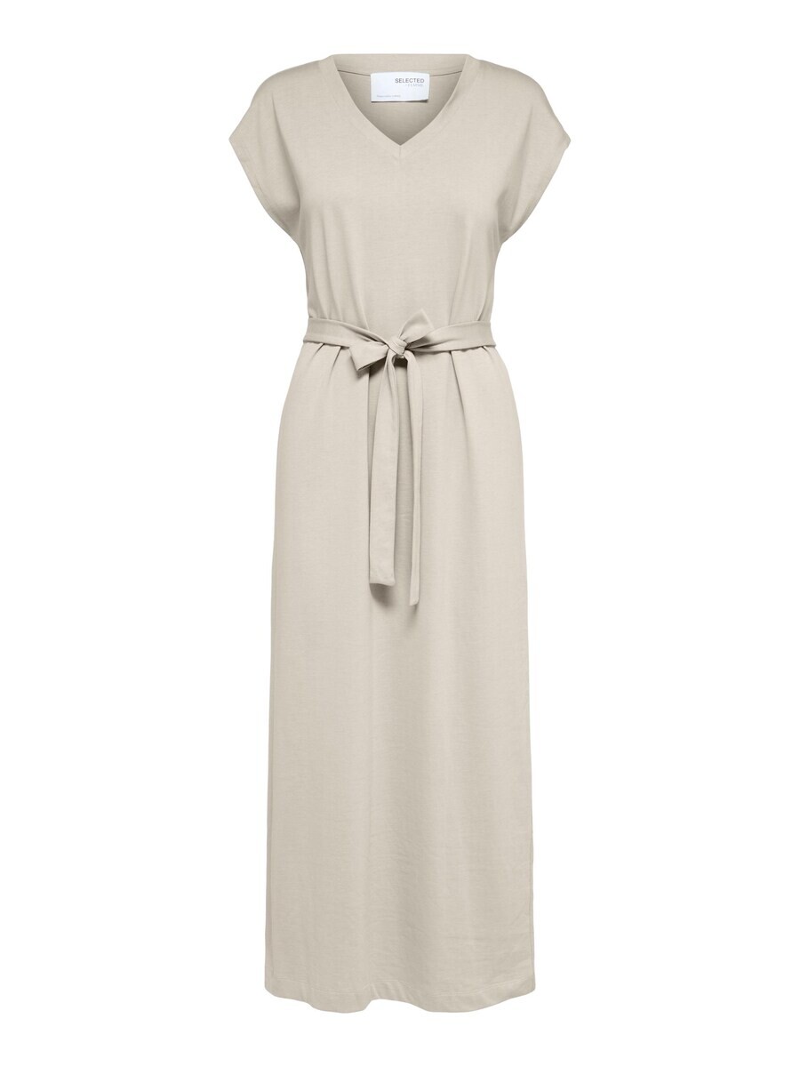 

Платье макси SELECTED FEMME Dress ESSENTIAL, бежевый