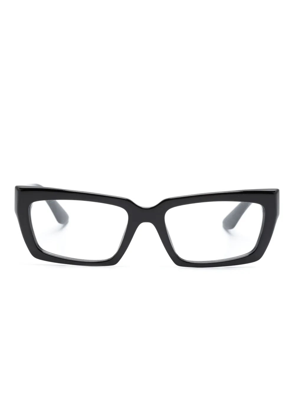 

Очки в прямоугольной оправе с логотипом Miu Miu Eyewear, черный