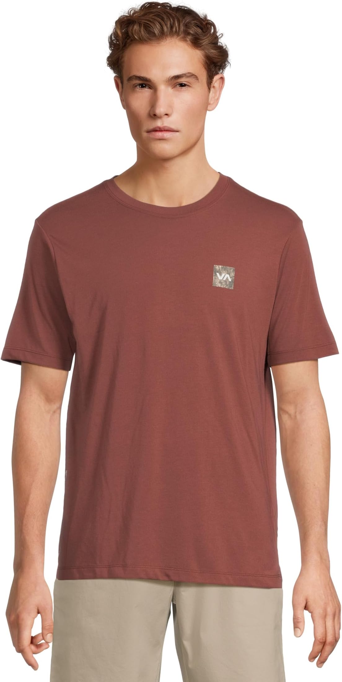 

Мужская футболка 2X с коротким рукавом RVCA, Red Earth