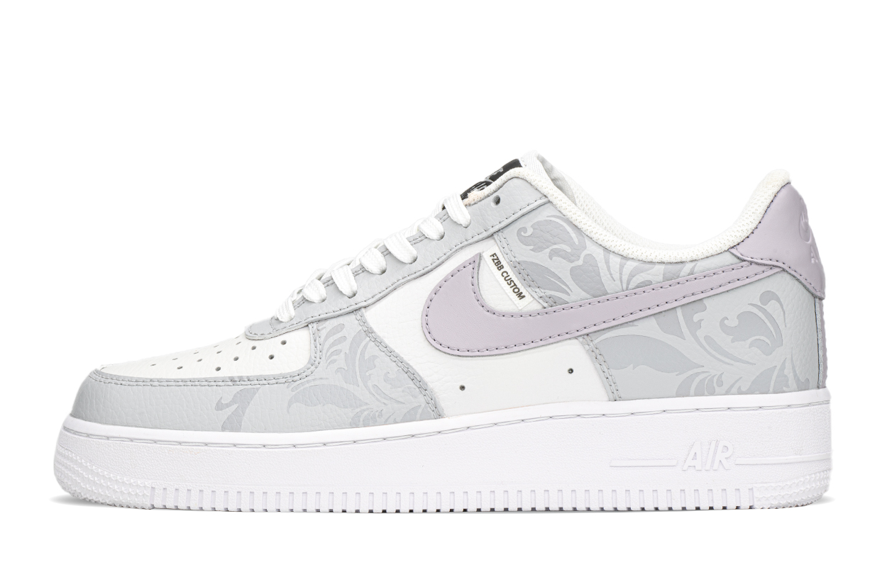 

Кроссовки Nike Air Force 1 Skateboarding Shoes Women's Low-top Gray/Purple, фиолетовый