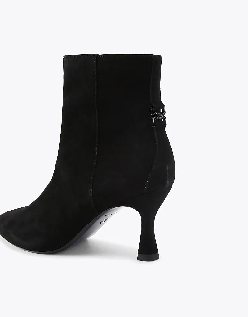 Ботильоны KG Kurt Geiger Aria из черной замши средней высоты — фото 3