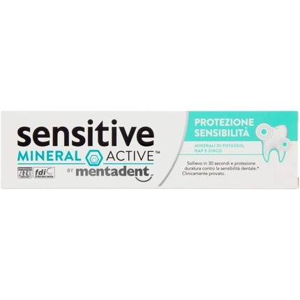 

Зубная паста Mentadent Sensitive Mineral Active Protection 75 мл - Снятие чувствительности