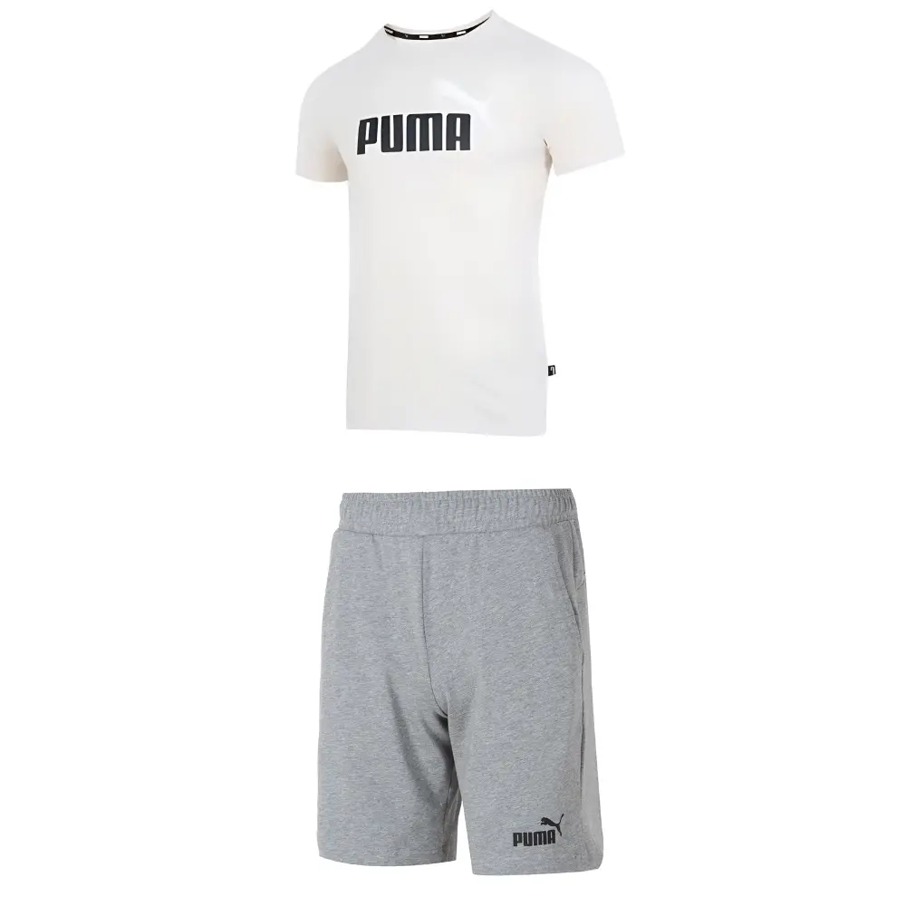 

Повседневная спортивная одежда для мужчин, цвет: белый + серый Puma, серый