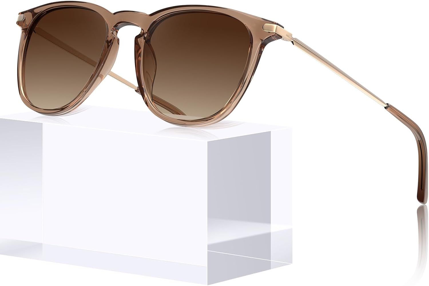 

Солнцезащитные очки CARFIA Retro, легкие, поляризованные, для женщин, с защитой от УФ-излучения, квадратной формы, для активного отдыха и вождения, модель CA32R, 5. Crystal Brown Frame Gradient Brown Lens