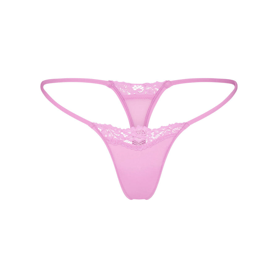 

Стринг-стринги SKIMS Fits Everybody Lace, цвет Petal