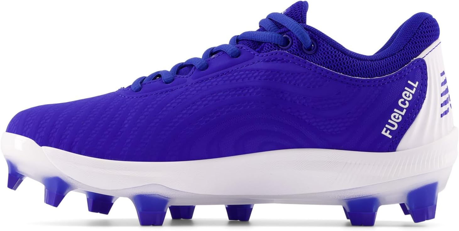 Кроссовки New Balance FuelCell FUSE v4 Molded Softball Cleats, Team Royal/Optic White — фото 4