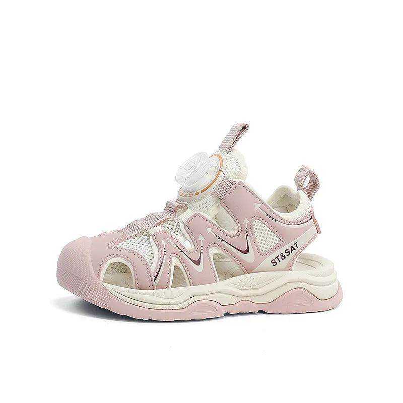 Детские сандалии из микрофибры ST&SAT, Milkshake Pink/Morning Mist White