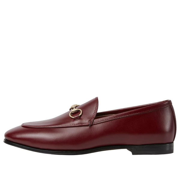 Кроссовки jordaan loafers Gucci, бургундия